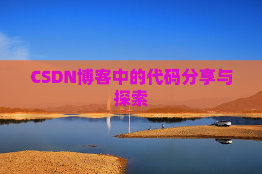 CSDN博客中的代码分享与探索